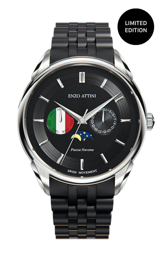 Piazza Navona, Roma - President Bracelet / Swiss Movement.