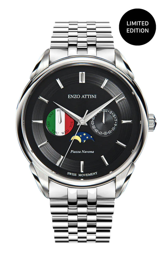 Piazza Navona, Roma - President Bracelet / Swiss Movement.