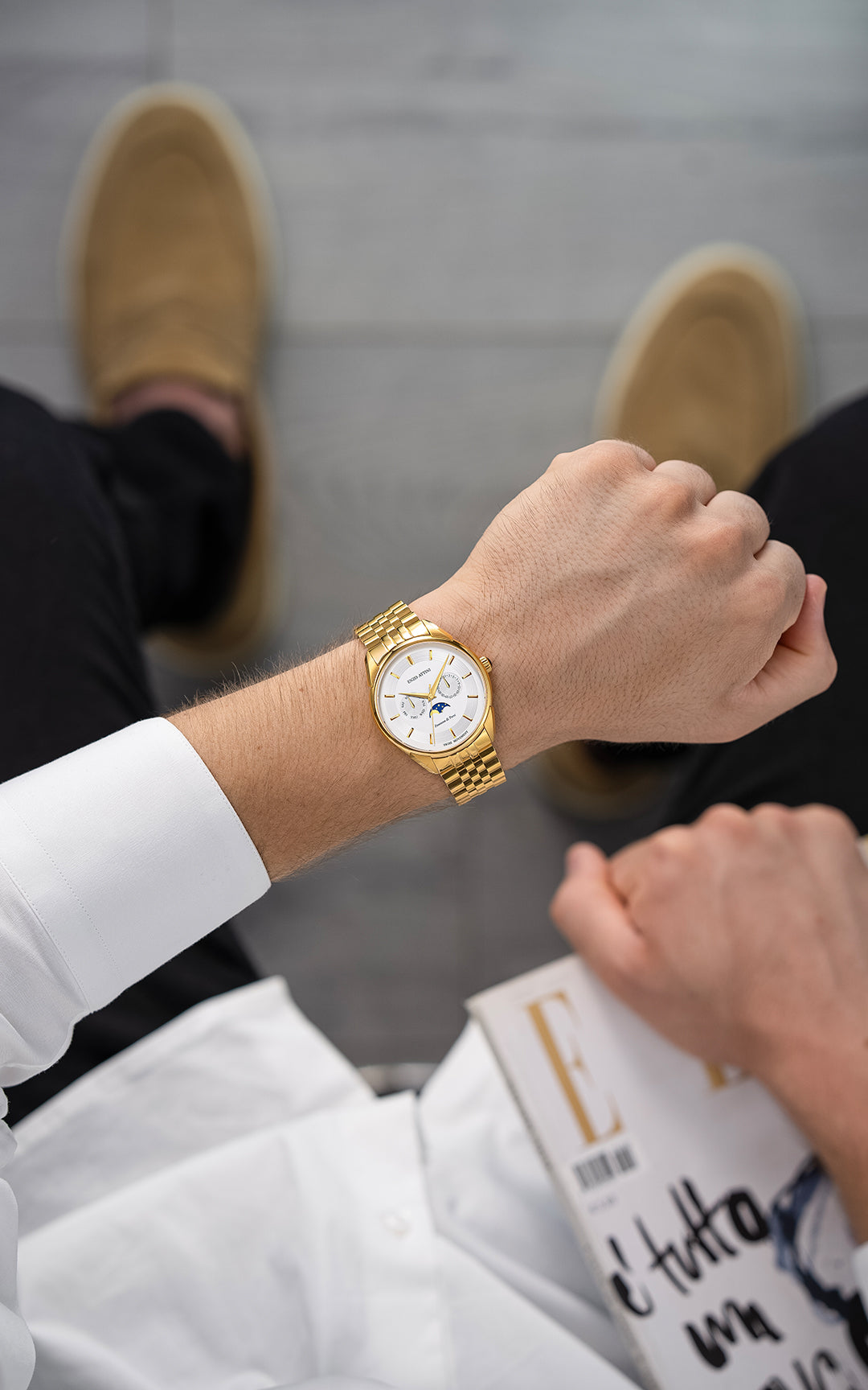 Fontana di Trevi, Roma - President Bracelet / Swiss Movement
