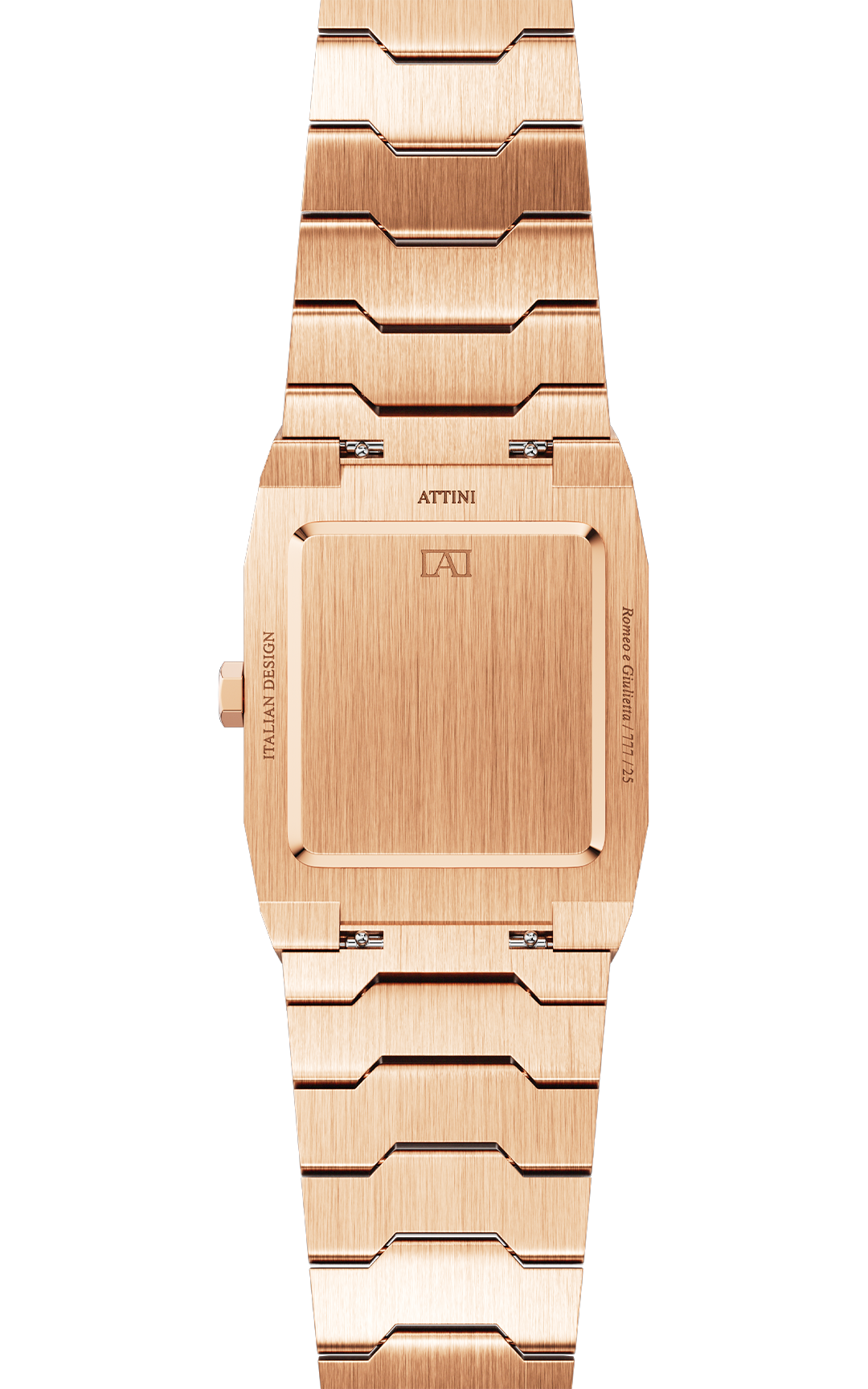 ATTINI - Bracciale Romeo e Giulietta, Verona / Oyster, colore oro rosa, movimento svizzero.