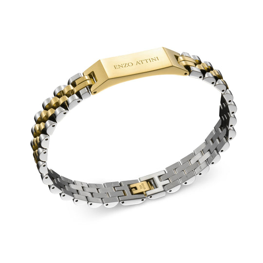 "Colosseo di Roma " - President Bracelet / Silver Gold.