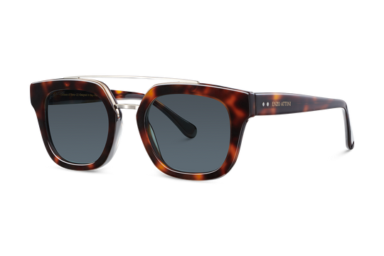 Colosseo di Roma / Tortoise Red + Dark Black Lens