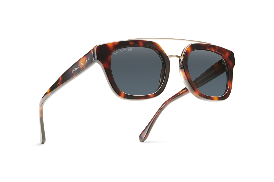 Colosseo di Roma / Tortoise Red + Dark Black Lens