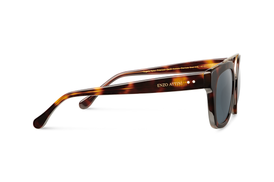Colosseo di Roma / Tortoise Red + Dark Black Lens