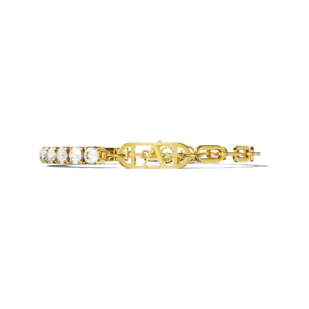Glam Tennis Chain Bracelet.