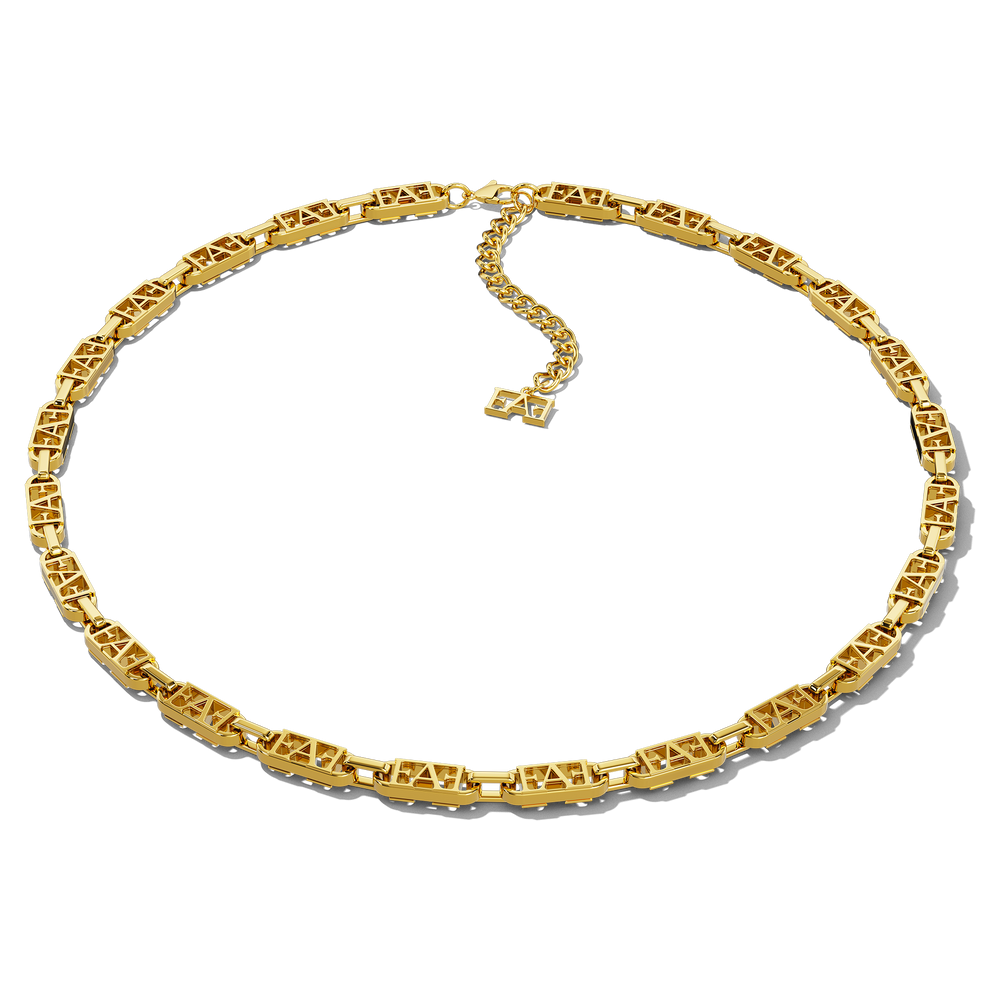Collana con stemma.