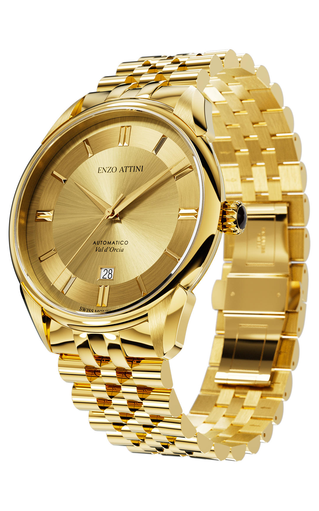 Val d'Orcia Automatic- President Bracelet  / Swiss Movement