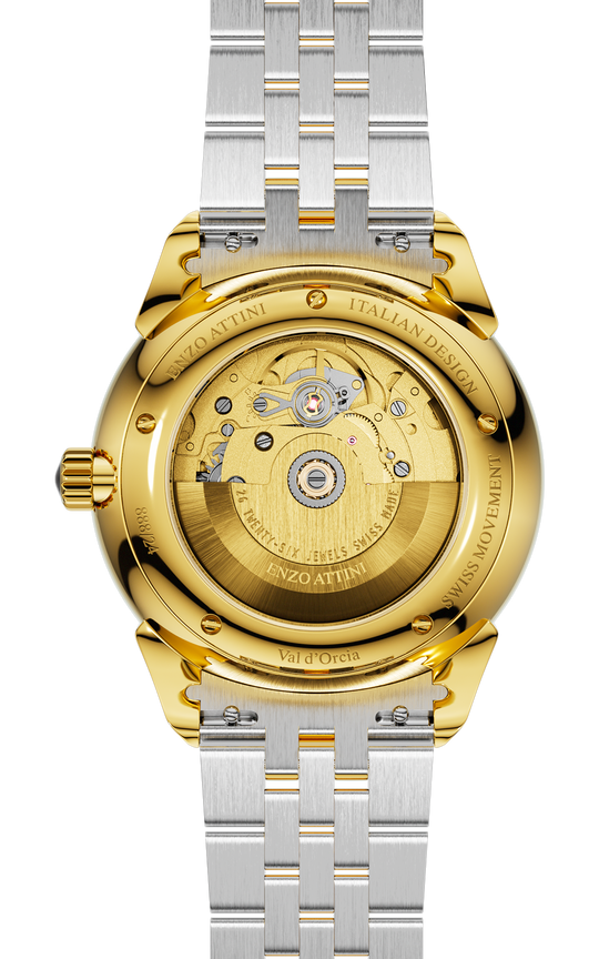 Val d'Orcia Automatic- President Bracelet  / Swiss Movement