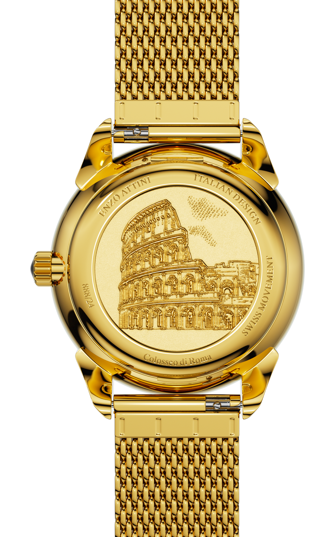 Colosseo di Roma Automatic - Mesh Strap / Swiss Movement