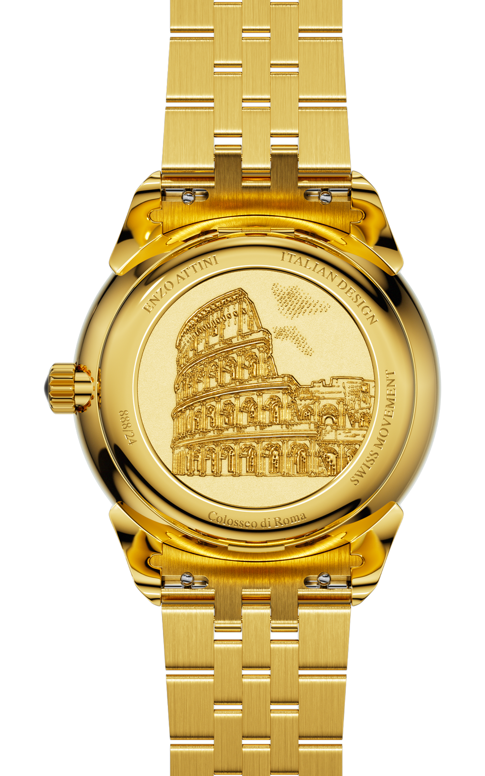 "Colosseo di Roma" Automatic - President Bracelet / Swiss Movement