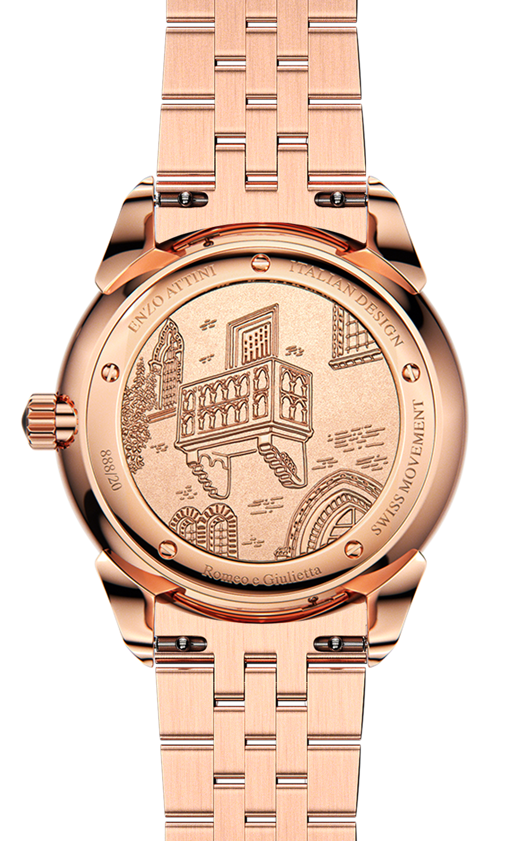Romeo e Giulietta, Verona - President Bracelet / Swiss Movement.