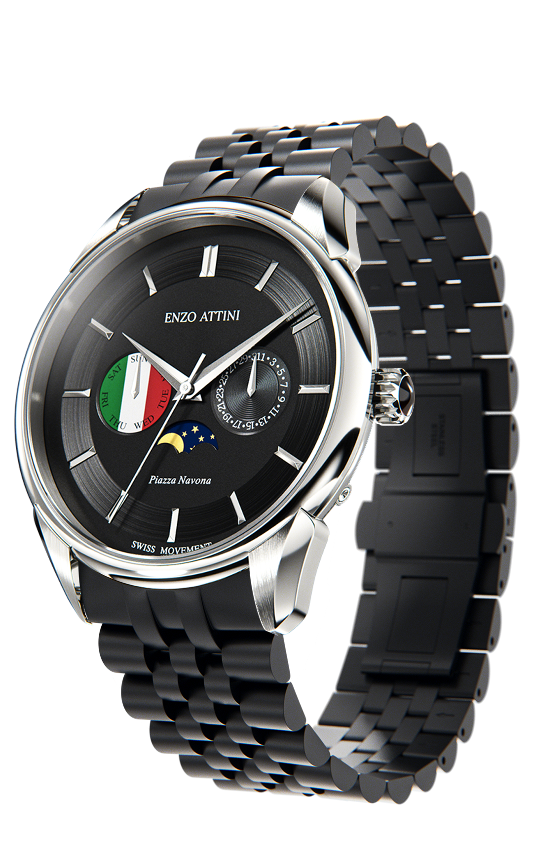 Piazza Navona, Roma - President Bracelet / Swiss Movement.