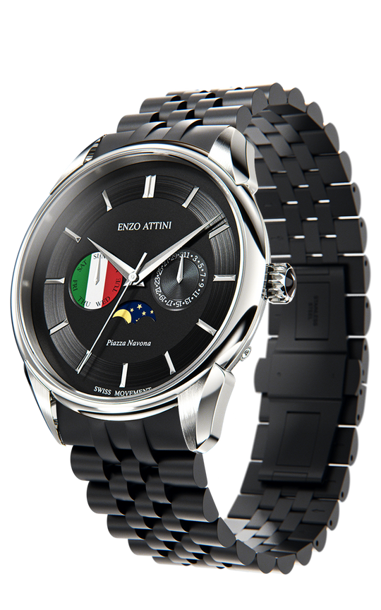 Piazza Navona, Roma - President Bracelet / Swiss Movement.