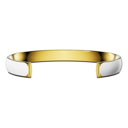 Momentum Sport / White & Gold Color. - Enzo Attini - - jewelry_women, momentum sport