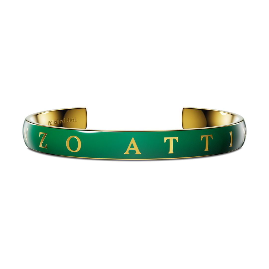 Momentum Sport / Green & Gold Color. - Enzo Attini - - jewelry_women, momentum sport