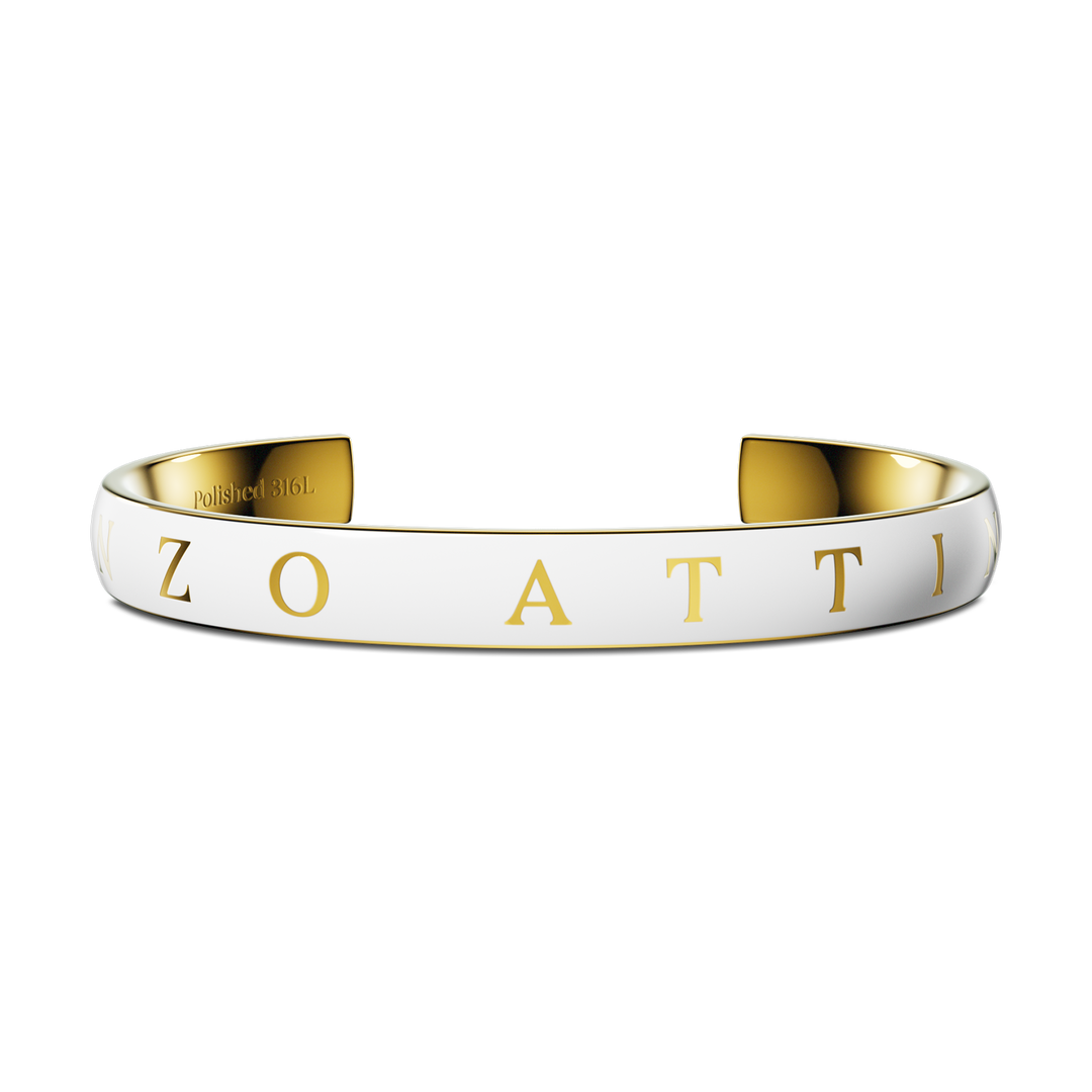 Momentum Sport / White & Gold Color. - Enzo Attini - - jewelry_women, momentum sport