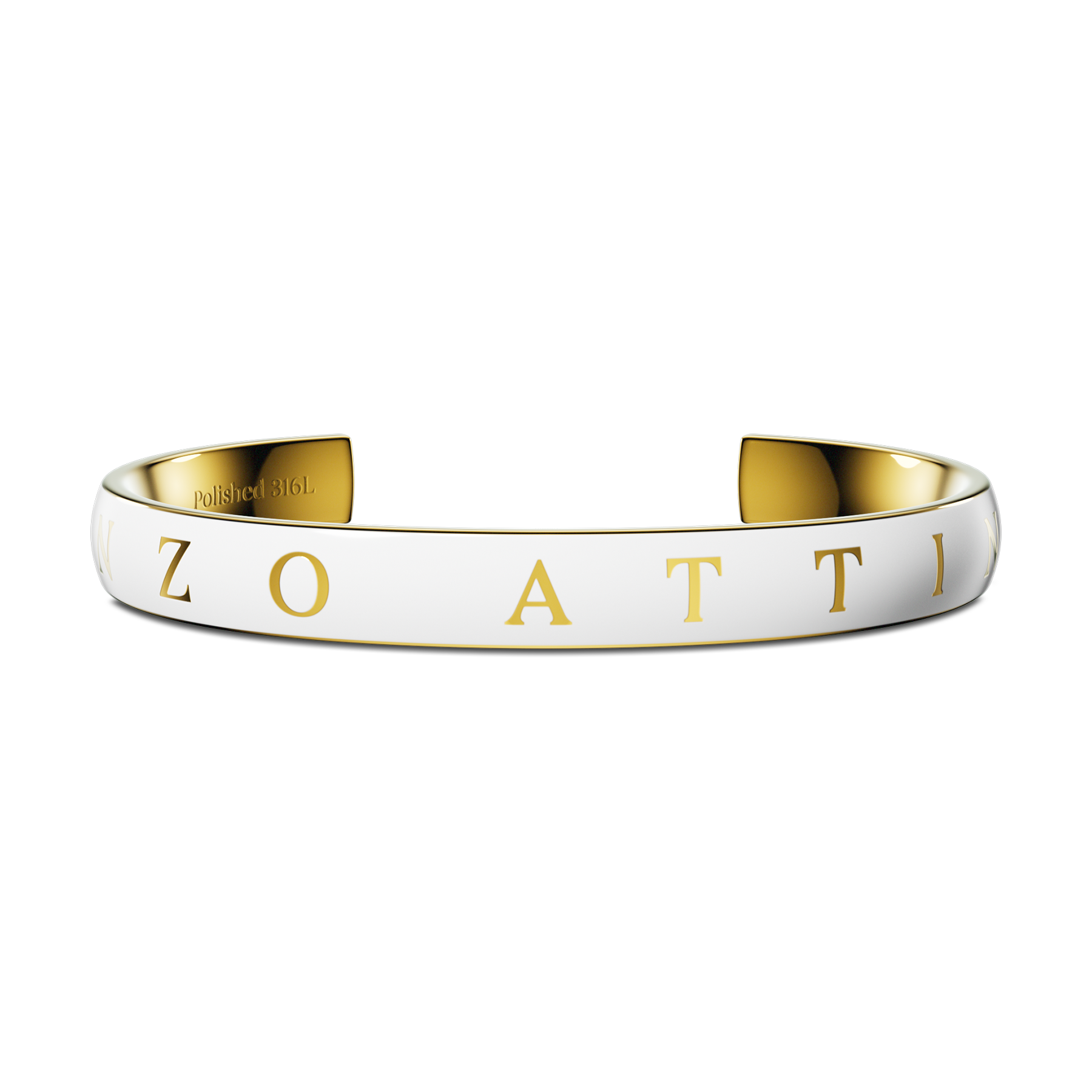 Momentum Sport / White & Gold Color. - Enzo Attini - - jewelry_women, momentum sport