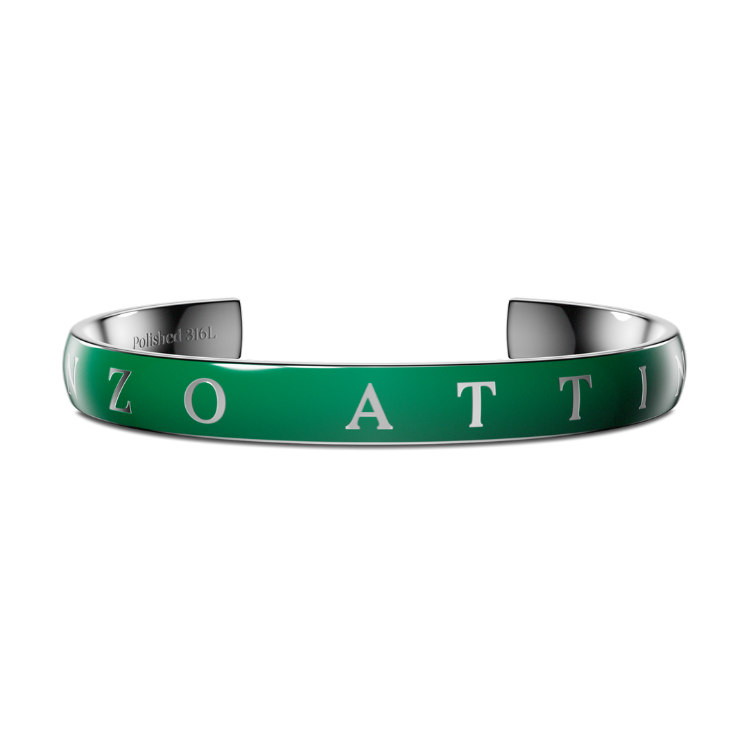 Momentum Sport / Green & Silver Color - Enzo Attini - - jewelry_men, momentum sport
