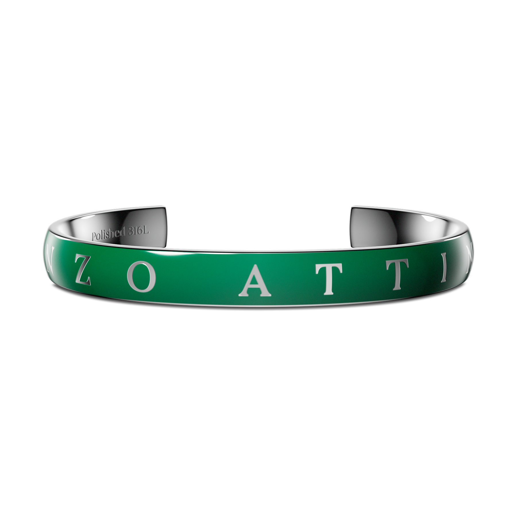 Momentum Sport / Green & Silver Color - Enzo Attini - - jewelry_men, momentum sport