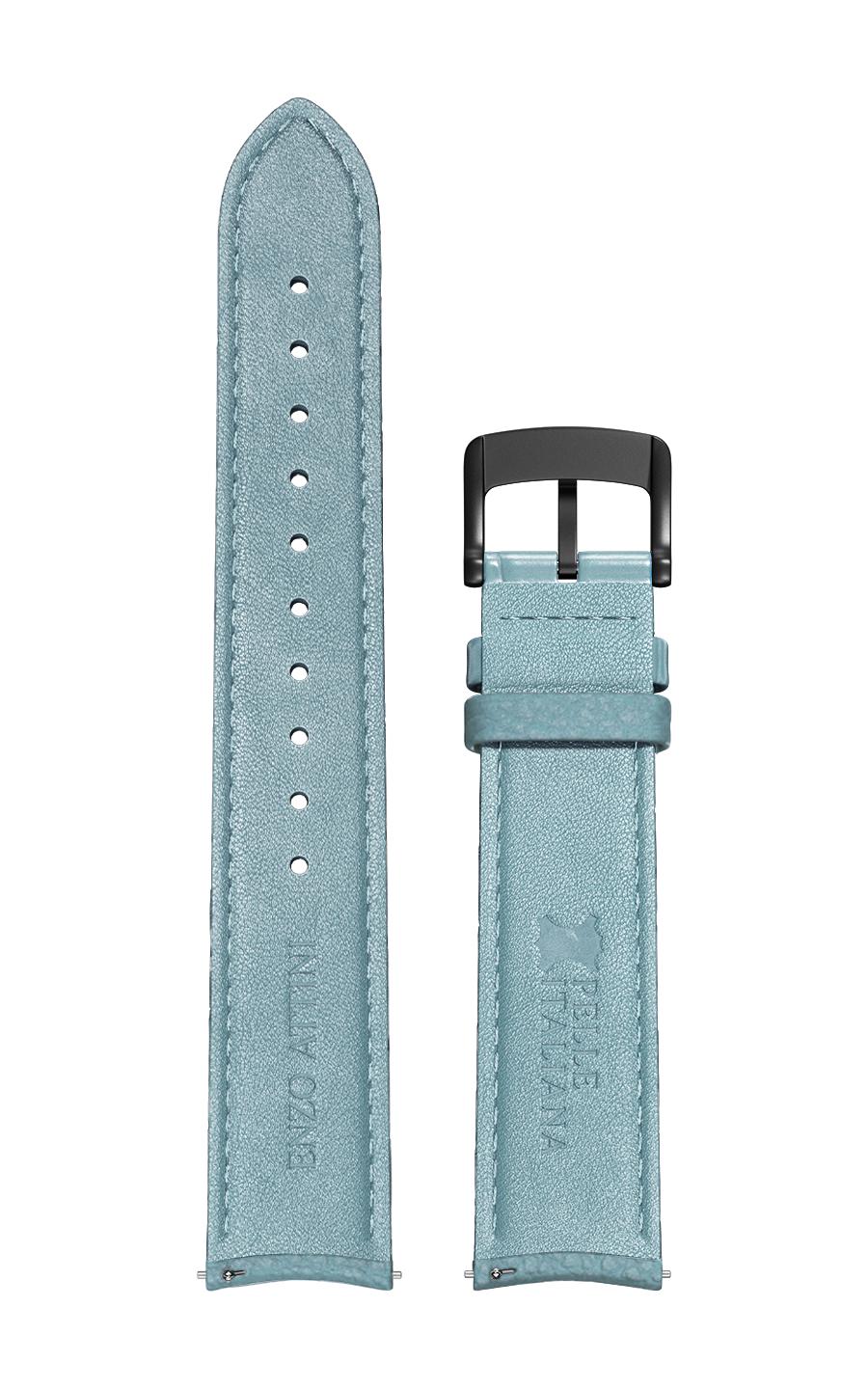 Tiffany Italian Leather Strap / Black Color Buckle