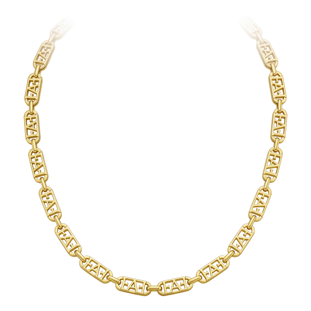 Collana con stemma.