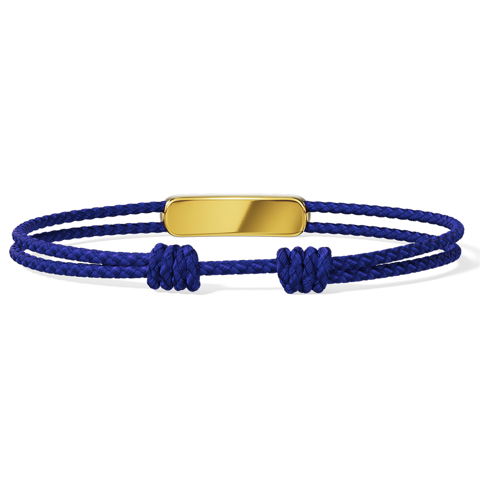 Movement Cord Bracelet / Blue Color.
