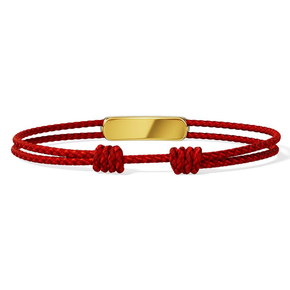 Movement Cord Bracelet / Red Color.