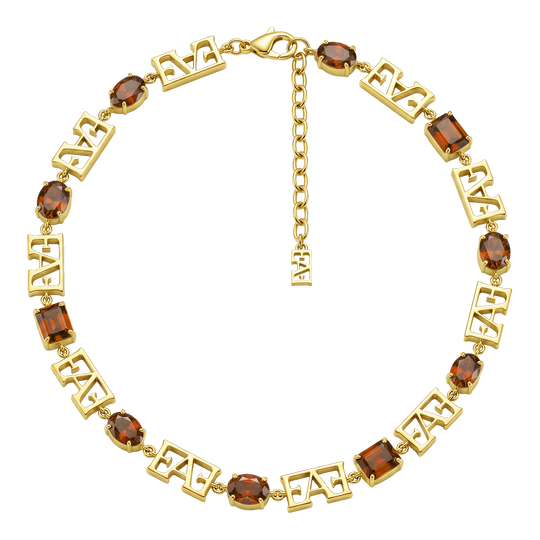 Trinity Necklace / Red Color.