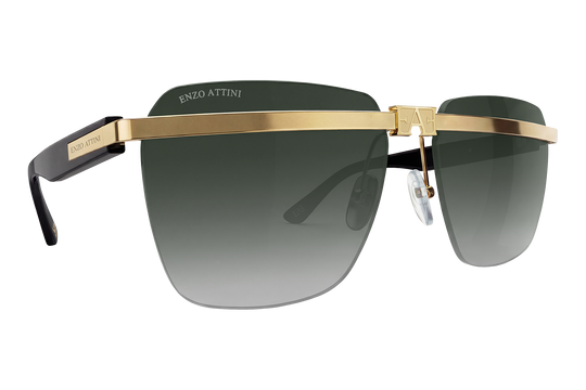 Canal Grande lll / Gold Color + Dark Gradient Green