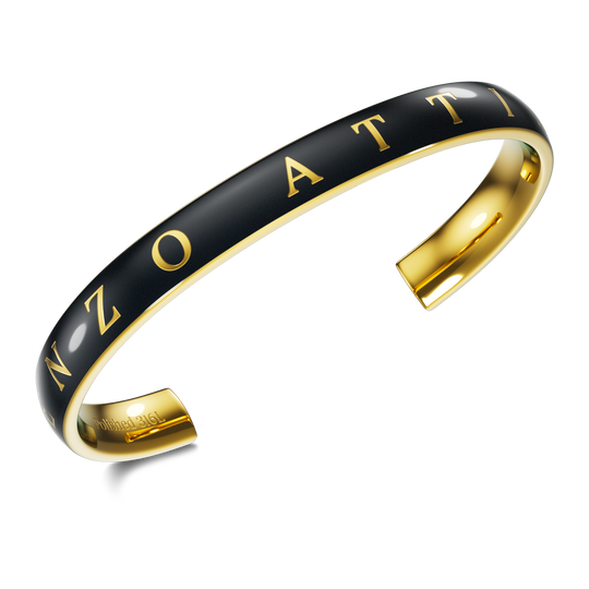 Momentum Sport / Black & Gold Color - Enzo Attini - - jewelry_men, momentum sport