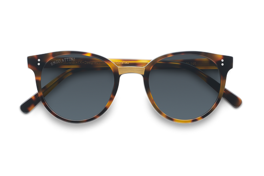 Murano / Tortoise Red + Dark Black Lens.