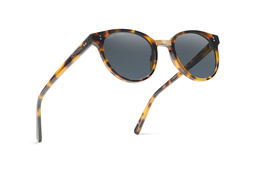 Murano / Tortoise Red + Dark Black Lens.