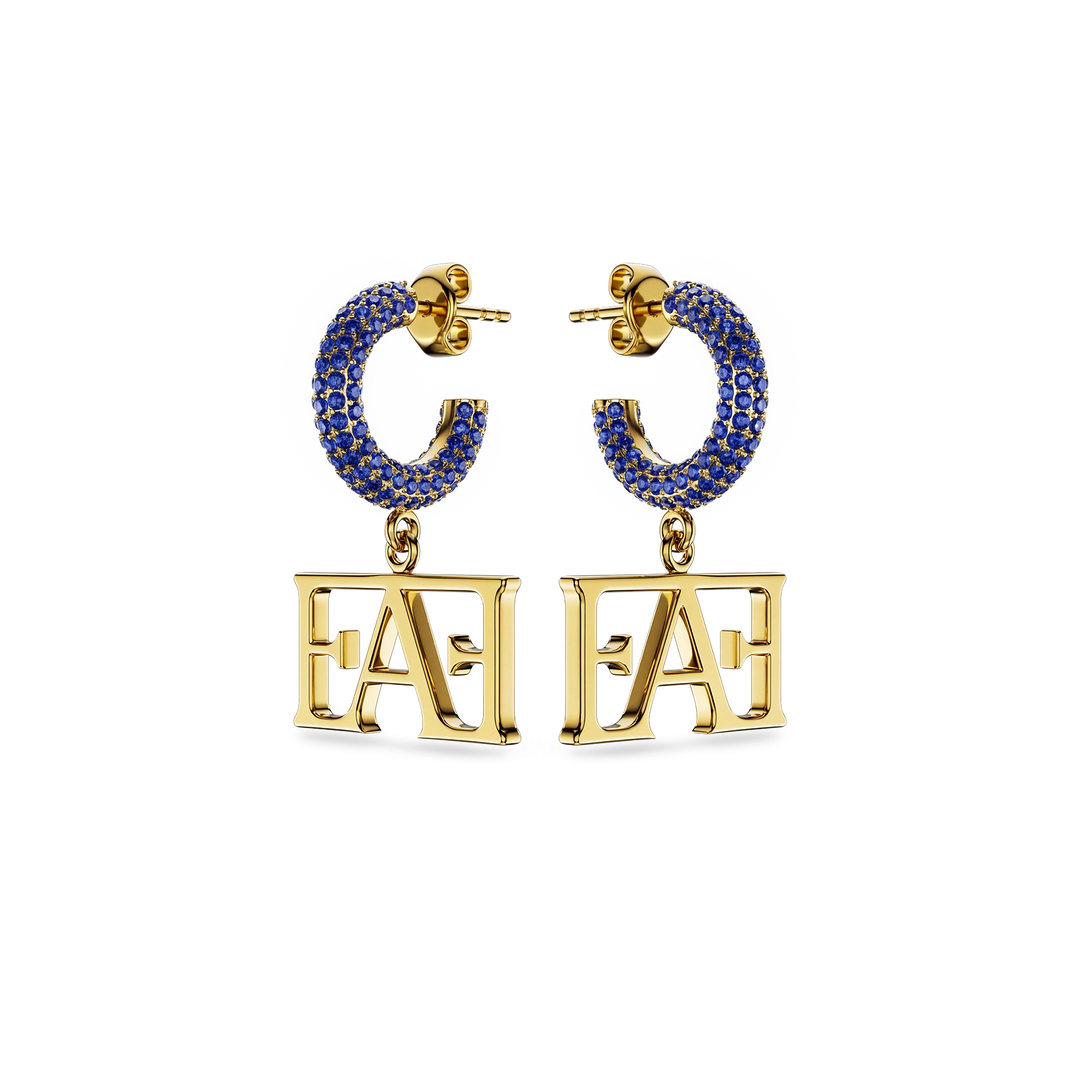 My Enzo Attini Earrings / Blue Color - Enzo Attini - - earrings, jewelry_women