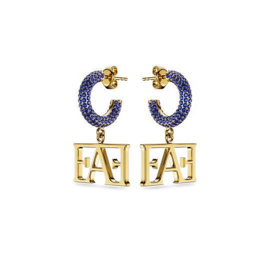 My Enzo Attini Earrings / Blue Color - Enzo Attini - - earrings, jewelry_women