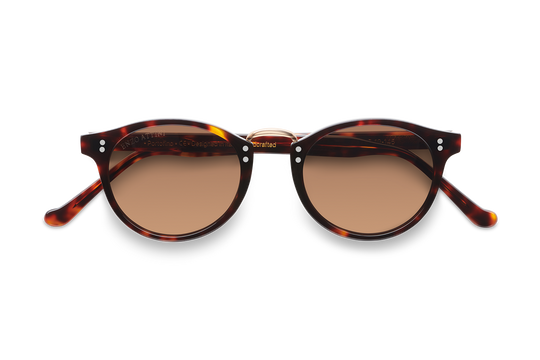 Portofino / Tortoise Red + Dark Brown Lens