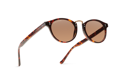 Portofino / Tortoise Red + Dark Brown Lens