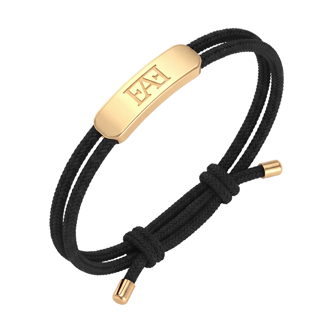 Movement Cord Bracelet / Black Color.