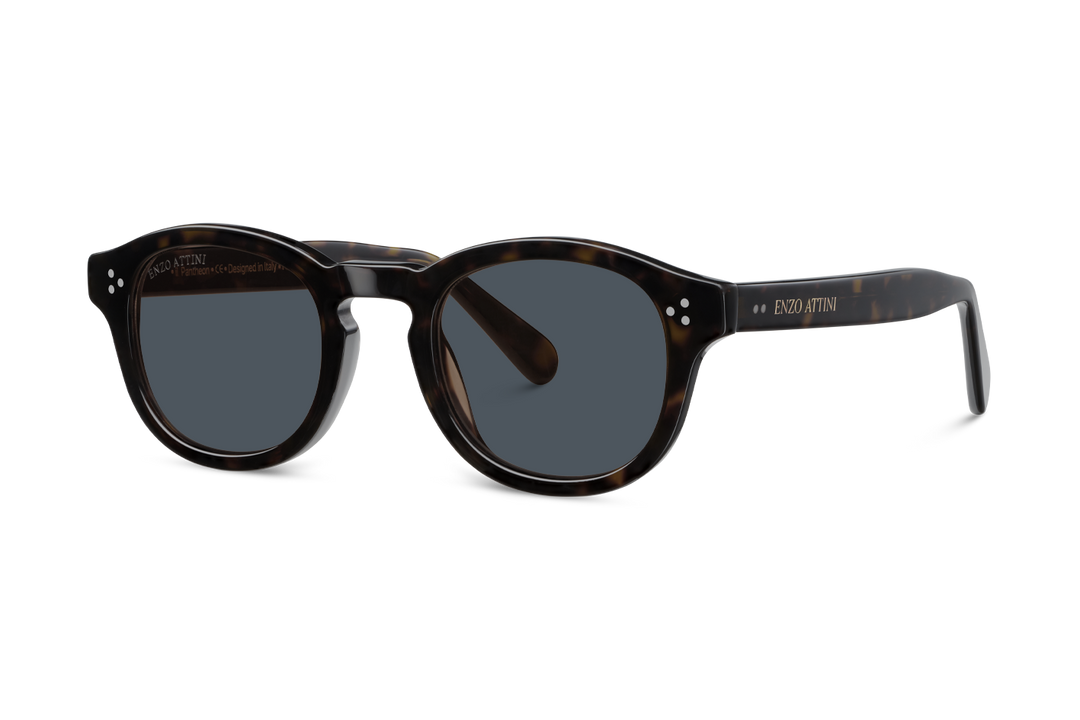 il Pantheon / Dark Tortoise Red + Black Lens.
