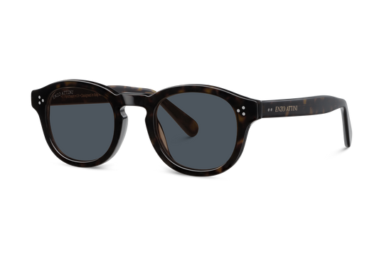 il Pantheon / Dark Tortoise Red + Black Lens.