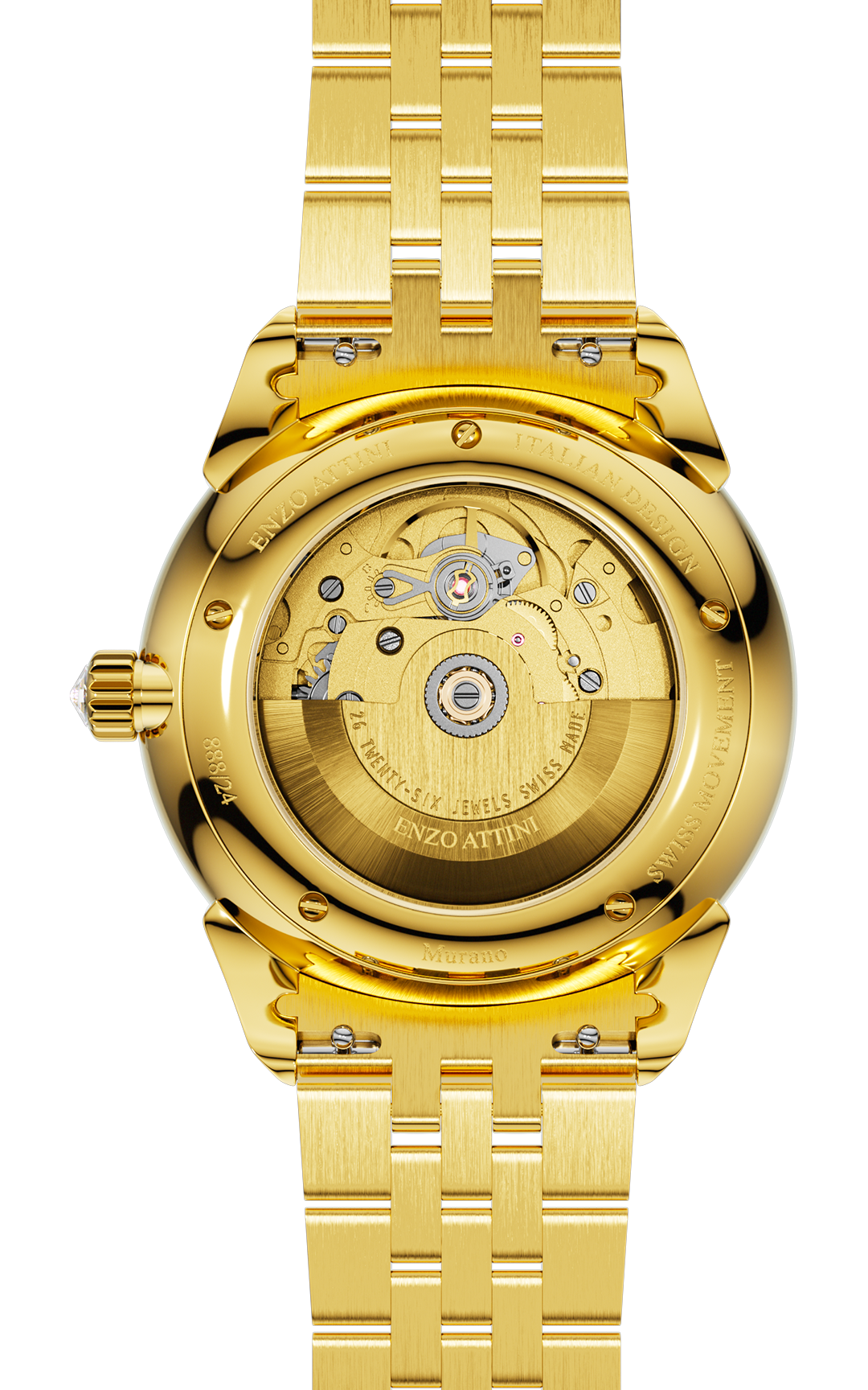 "Murano" Automatico - Bracciale Presidenziale / Movimento Svizzero