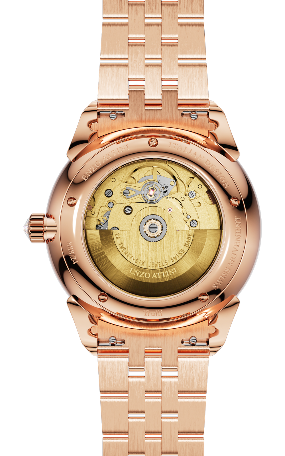 "Trulli" Automatico- Bracciale Presidenziale / Movimento Svizzero.