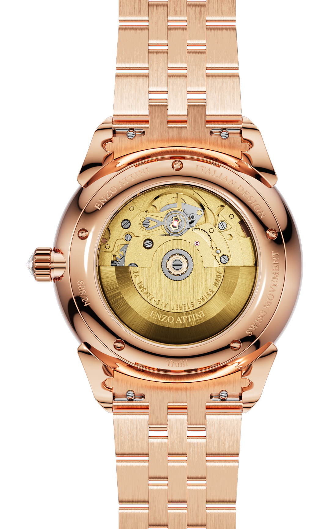 "Trulli" Automatico- Bracciale Presidenziale / Movimento Svizzero.