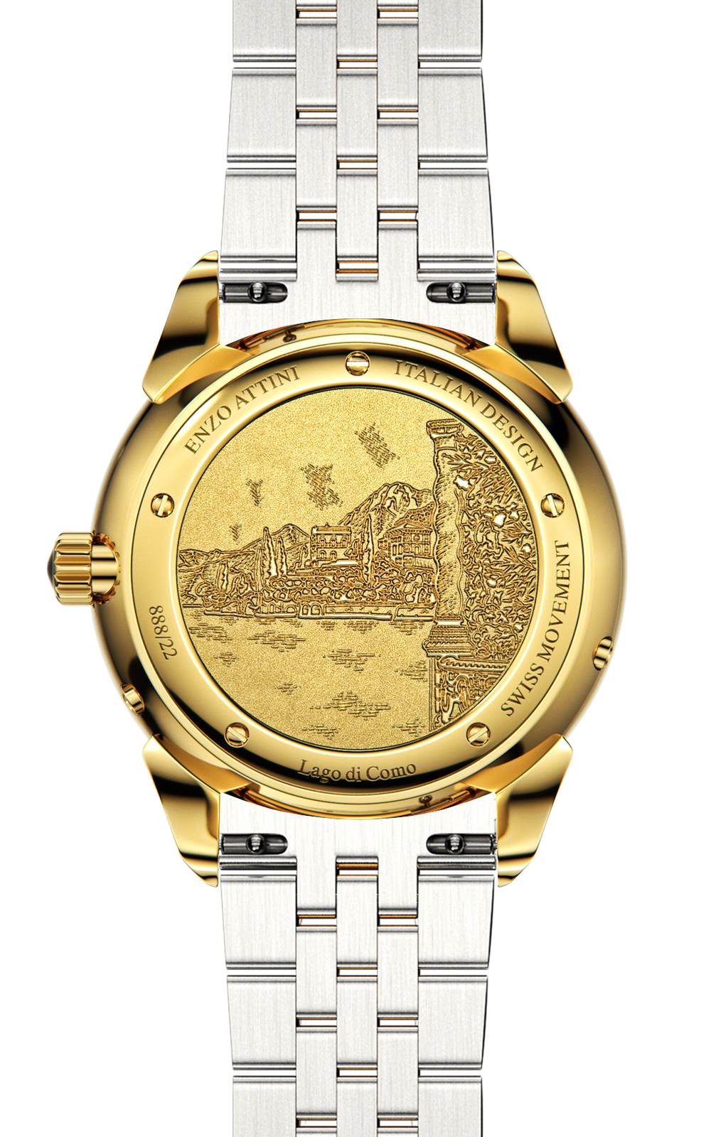 Lago di Como - President Bracelet  / Swiss Movement.