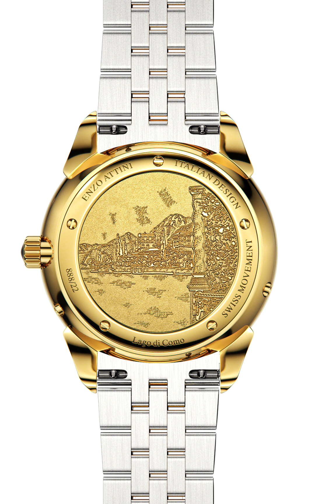 Lago di Como - President Bracelet  / Swiss Movement.