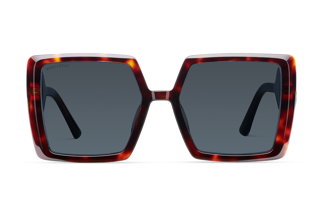 La Scala / Tortoise Red + Dark Black Lens.