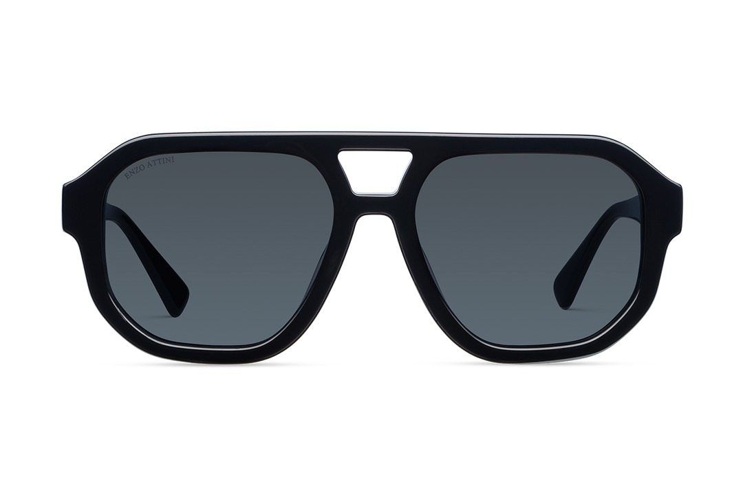 Dark black lens sunglasses best sale