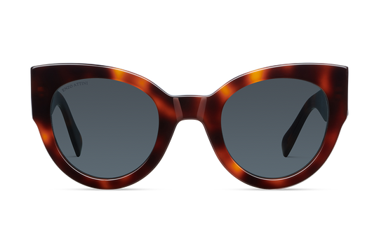 Trulli / Tortoise Red + Dark Black Lens.